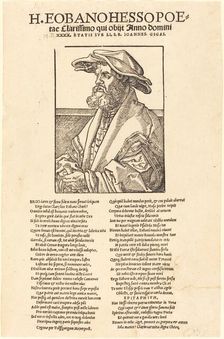 Eobanus Hess, 1526. Creator: Albrecht Durer