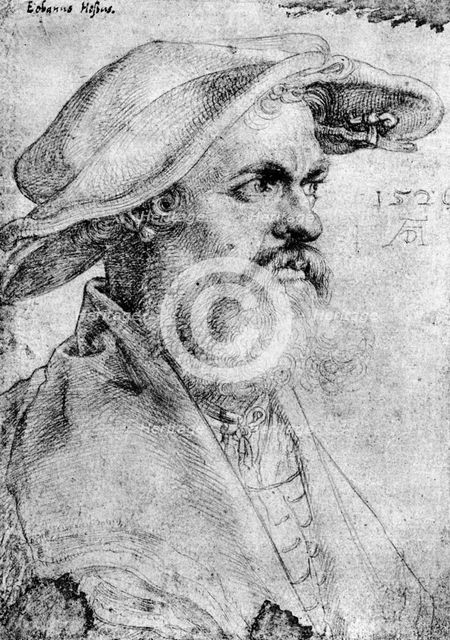 'Eobanus Hesse', 1526, (1936). Artist: Albrecht Dürer
