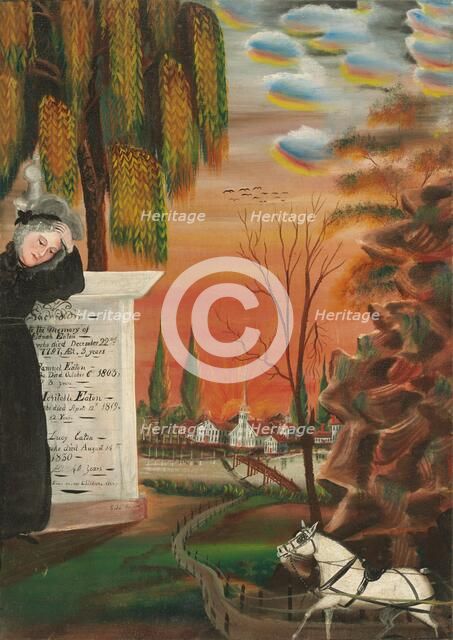 Eaton Family Memorial, 1831. Creator: Samuel Jordan.