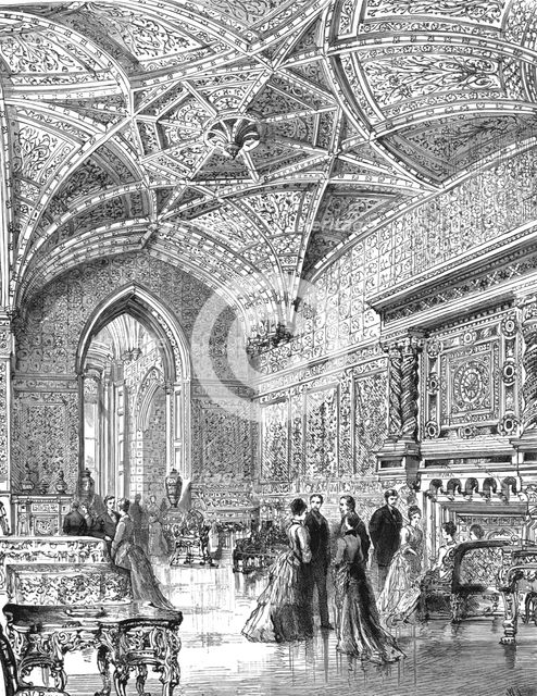 'Eaton Hall, Cheshire - The Great Drawing-room', 1886.  Creator: Unknown.