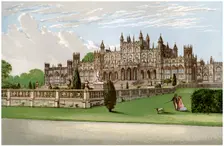Eaton Hall, Cheshire, home of the Duke of Westminster, c1880