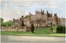Eaton Hall, Cheshire, home of the Duke of Westminster, c1880