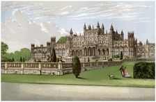 Eaton Hall, Cheshire, home of the Duke of Westminster, c1880