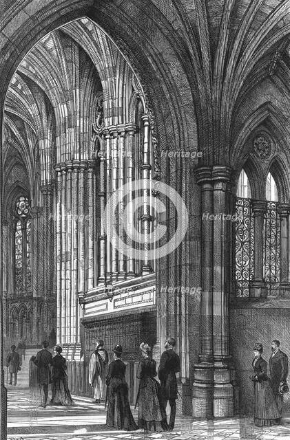 'Eaton Hall, Cheshire - Interior of the Chapel', 1886.  Creator: Unknown.
