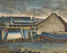 Eaton's Landing, ca.1935 - 1943. Creator: Samuel L Margolies