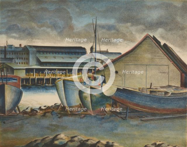 Eaton's Landing, ca.1935 - 1943. Creator: Samuel L Margolies.