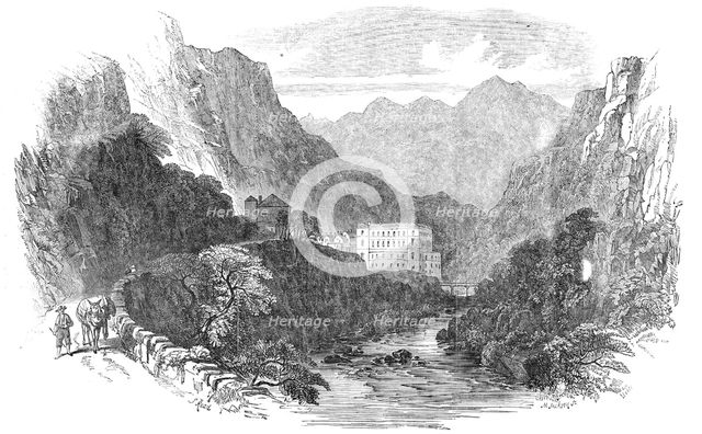 Eaux Chaudes, Pyrenees, 1854. Creator: Unknown.