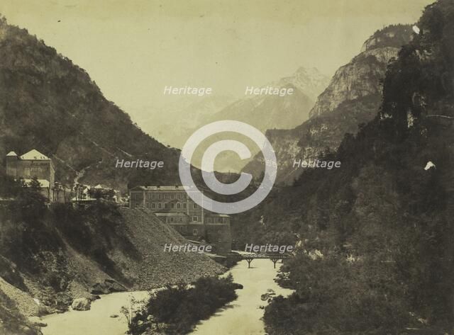 Eaux-Chaudes, Pyrenees (verso), c. 1855. Creator: Farnham Maxwell Lyte (British, 1828-1906), attributed to.