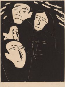 Eavesdropping, 1919-1920. Creator: Walter Gramatté