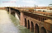 Eads Bridge, St Louis, Missouri, USA, 1910