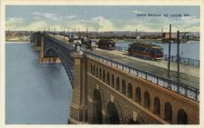 Eads Bridge, St Louis, Missouri, USA, 1915