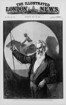 Eadweard James Muybridge, British-American photography pioneer, 1889. Creator: Unknown