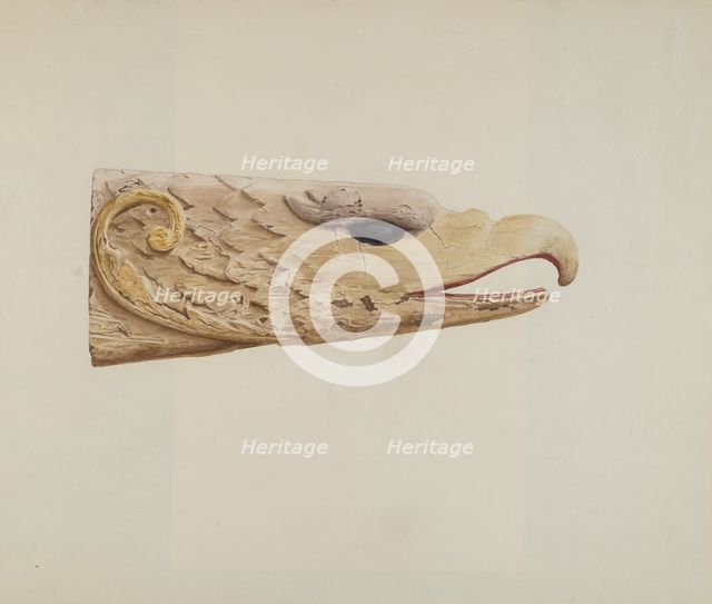 Eagle, 1935/1942. Creator: Curry M. Bartlett.