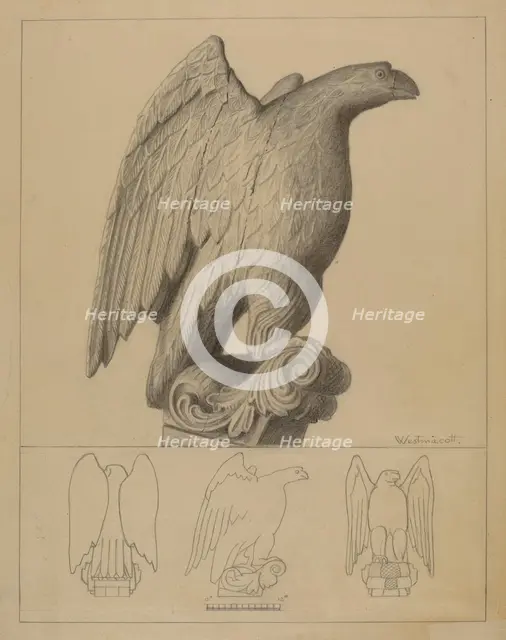 Eagle, 1935/1942. Creator: Bernard Westmacott.