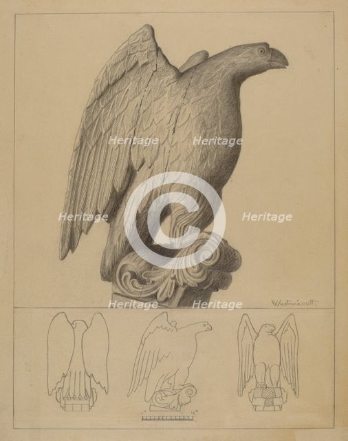 Eagle, 1935/1942. Creator: Bernard Westmacott.
