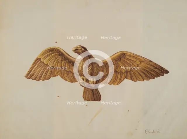 Eagle, 1938. Creator: Ethel Clarke.