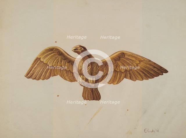 Eagle, 1938. Creator: Ethel Clarke.