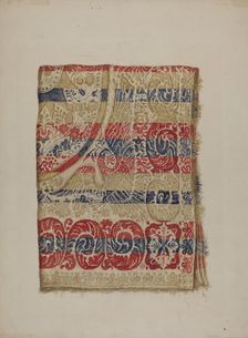 Eagle Coverlet, c. 1938. Creator: Eva Wilson