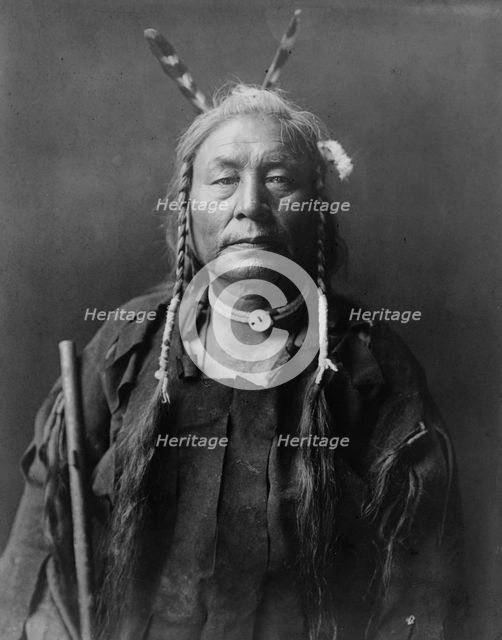 Eagle Child-Atsina, c1908. Creator: Edward Sheriff Curtis.
