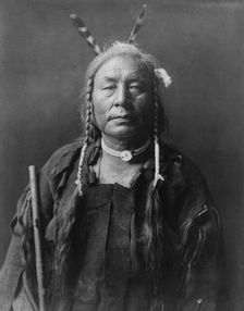 Eagle Child-Atsina, c1908. Creator: Edward Sheriff Curtis