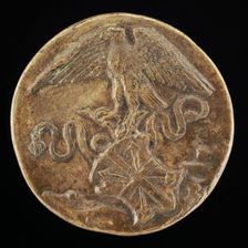 Eagle and Machiavelli Shield [reverse], c. 1480/1485. Creator: Unknown
