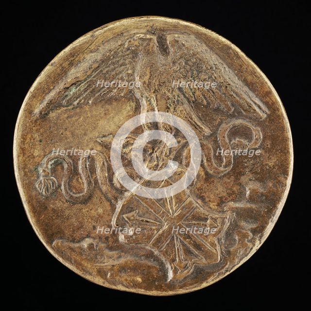 Eagle and Machiavelli Shield [reverse], c. 1480/1485. Creator: Unknown.