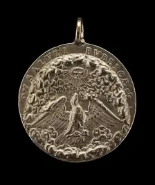 Eagle and Radiant Wreath [reverse]. Creator: Antonio Abondio