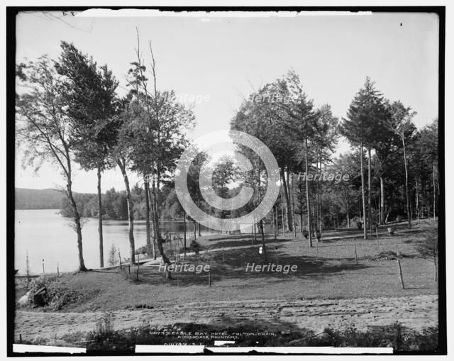 Eagle Bay Hotel, Fulton Chain, Adirondack Mountains, between 1900 and 1906. Creator: Unknown.