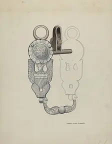 Eagle Bit, c. 1936. Creator: Eva Fox