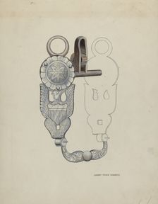 Eagle Bit, c. 1936. Creator: Eva Fox