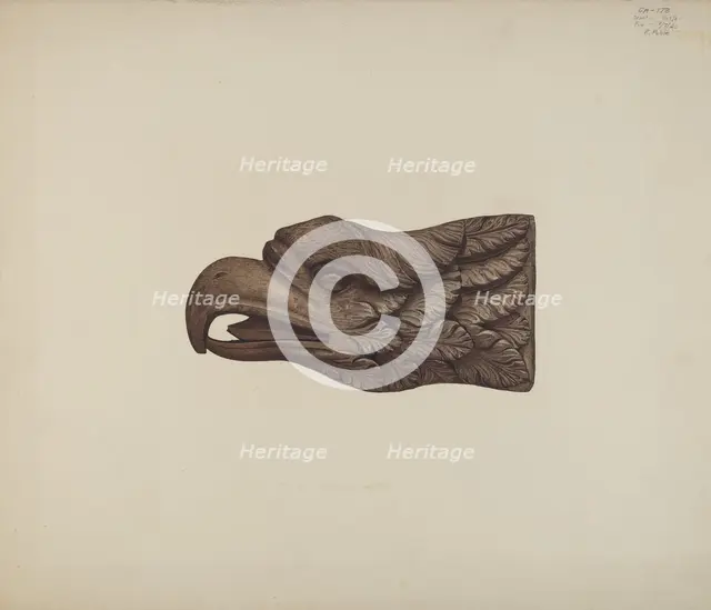 Eagle: Billethead, 1935/1942. Creator: Robert Pohle.