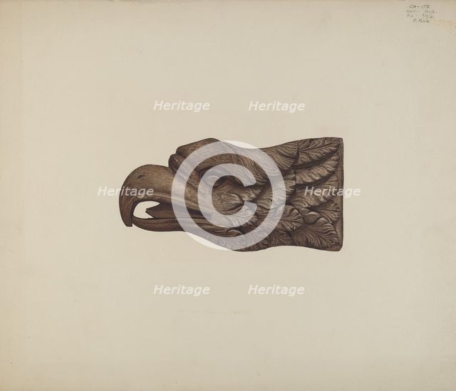 Eagle: Billethead, 1935/1942. Creator: Robert Pohle.