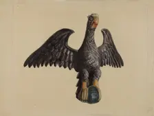 Eagle, c. 1937. Creator: Mina Lowry