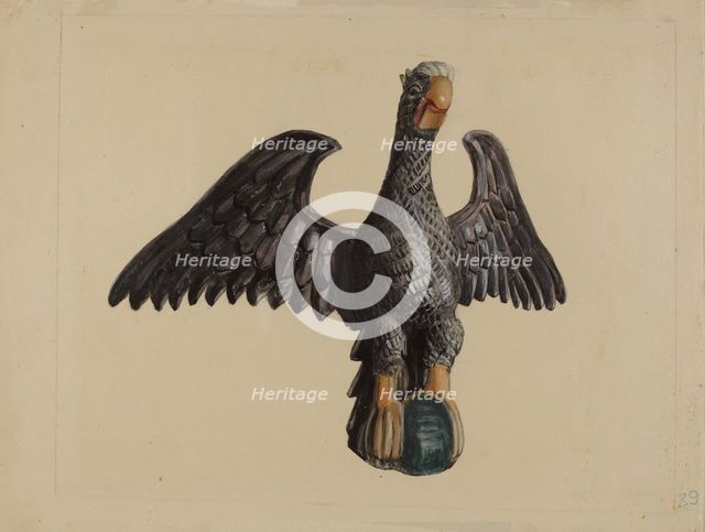 Eagle, c. 1937. Creator: Mina Lowry.