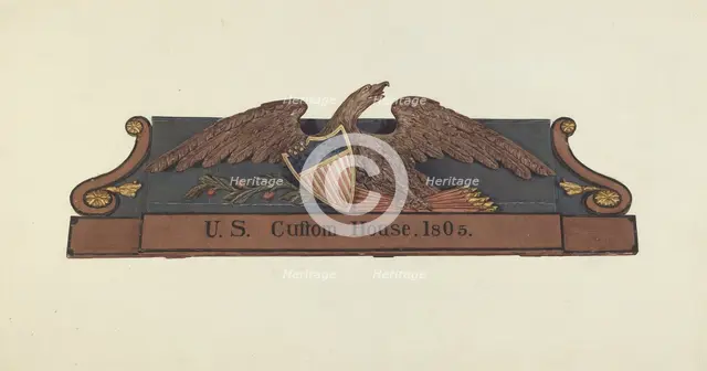 Eagle, c. 1938. Creator: Jane Iverson.