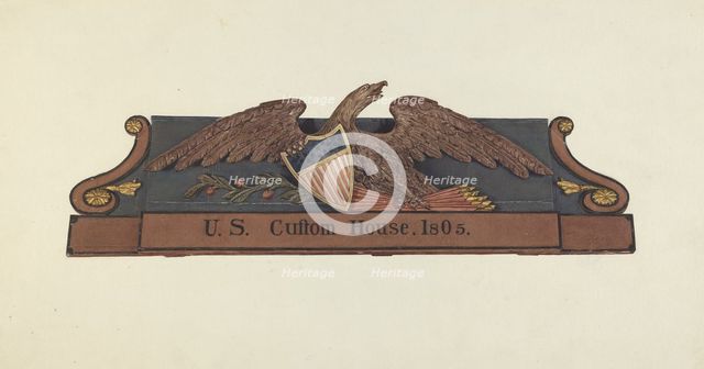 Eagle, c. 1938. Creator: Jane Iverson.