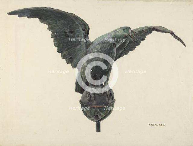 Eagle, c. 1939. Creator: Chris Makrenos.