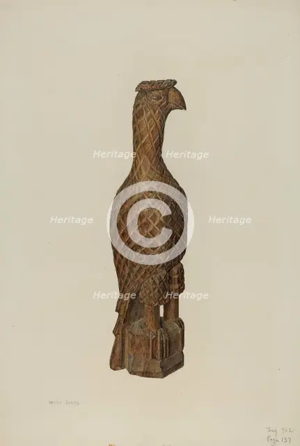 Eagle, c. 1941. Creator: Hester Duany.
