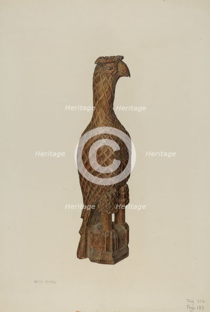Eagle, c. 1941. Creator: Hester Duany.