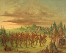 Eagle Dance, 1845-1848. Creator: George Catlin