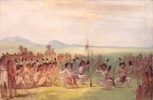 Eagle Dance, Choctaw, 1835-1837. Creator: George Catlin