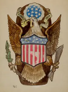 Eagle Emblem, 1935/1942. Creator: Bernard Westmacott