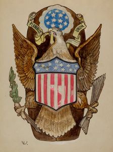 Eagle Emblem, 1935/1942. Creator: Bernard Westmacott