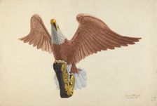 Eagle Figurehead, 1935/1942. Creator: F. W. Powell