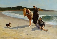 Eagle Head, Manchester, Massachusetts (High Tide), 1870. Creator: Winslow Homer