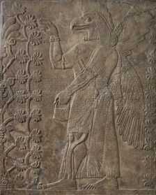 Eagle-Headed Deity (image 2 of 2), Neo-Assyrian Period (9th century B.C.. Creator: Unknown