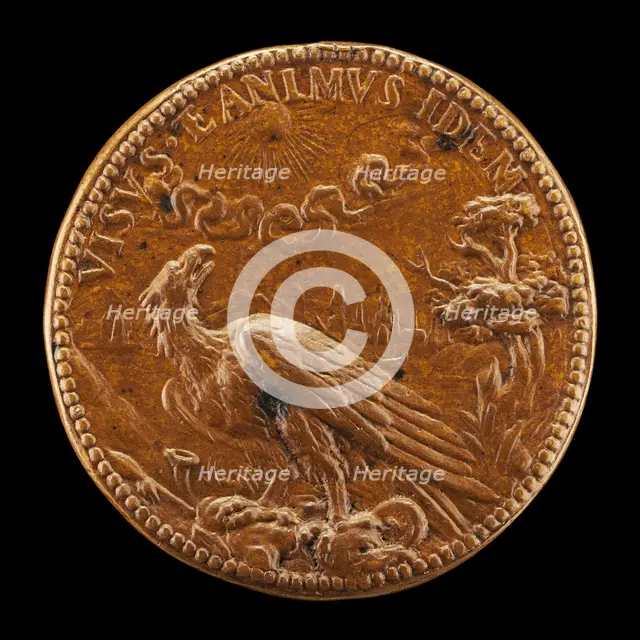 Eagle Looking at the Sun [reverse], 16th century. Creator: Unknown.