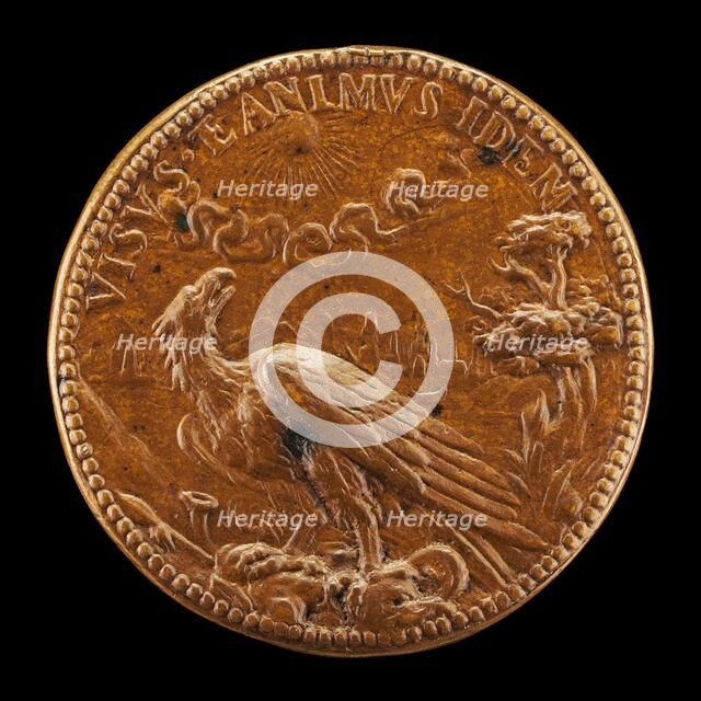 Eagle Looking at the Sun [reverse], 16th century. Creator: Unknown.