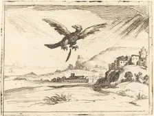 Eagle Losing an Old Feather, 1628. Creator: Jacques Callot