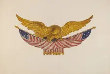 Eagle Sternpiece, c. 1940. Creator: Alfred H. Smith